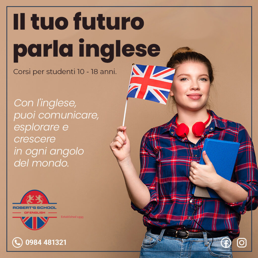 Il tuo futuro parla inglese: corsi di inglese per ragazzi dai 10 ai 18 anni
